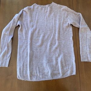 Mock neck maternity sweater